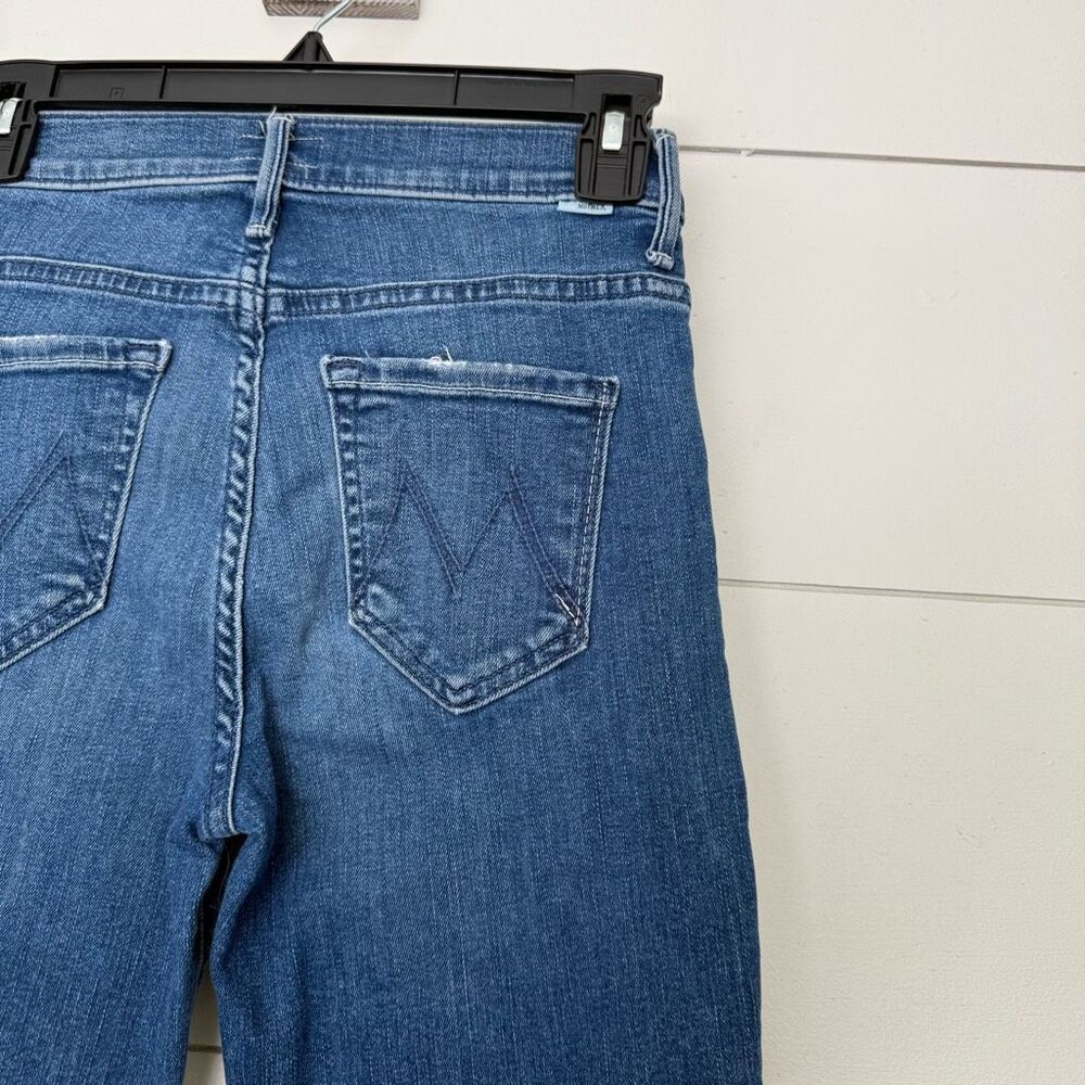 Mother Women’s 25 Insider Crop Step Fray Wish Upon A Star Jeans View 4